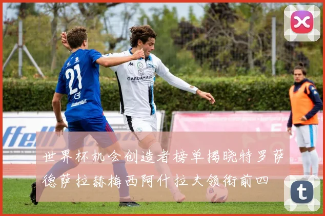 世界杯机会创造者榜单揭晓特罗萨德萨拉赫梅西阿什拉夫领衔前四